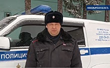 В Новосибирской области сотрудник транспортной полиции спас от обморожения мужчину