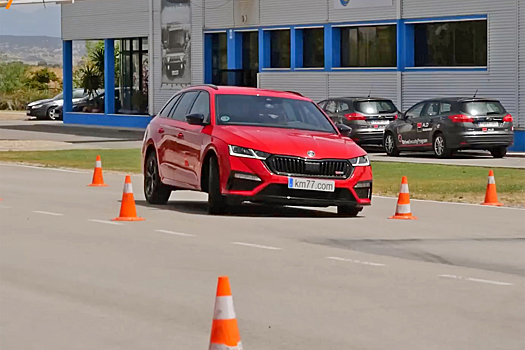 Skoda Octavia Combi RS провалила «лосиный тест»