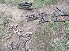 Школьник из ЛНР нашёл схрон с оружием