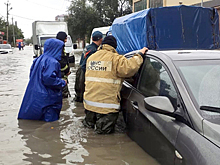 Мощные ливни с грозами и град обрушились на Дагестан