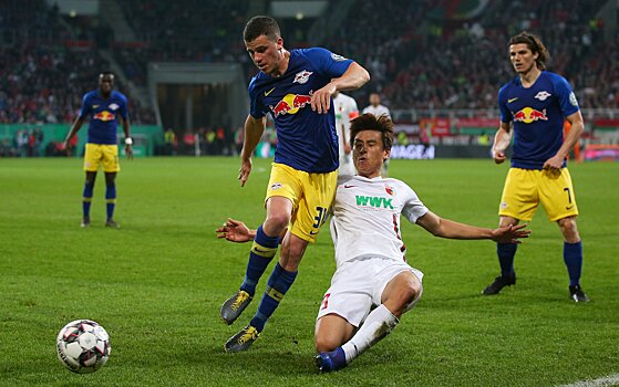 «РБ Лейпциг» в дополнительное время обыграл «Аугсбург» и вышел в полуфинал Кубка Германии