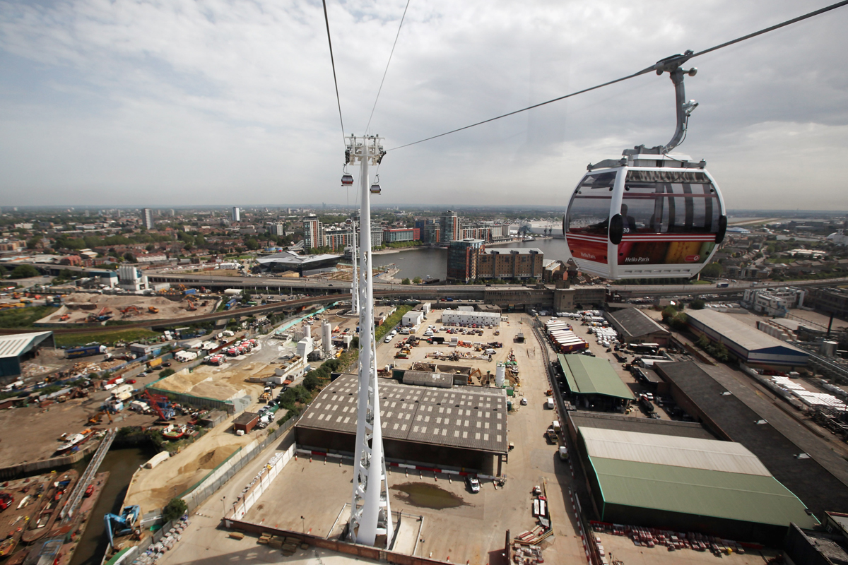 Канатная дорога Emirates Air Line, Лондон, Великобритания, Европа