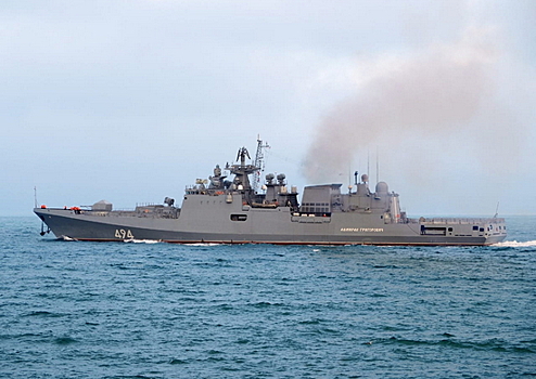 Отряд кораблей Черноморского флота принимает участие в учении с кораблями ВМС Алжира