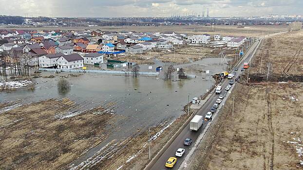 Почти тысяча дворов в Московской области оказались затоплены из-за половодья