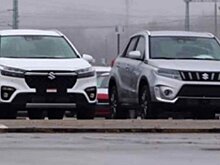 Suzuki SX4 2022 засняли рядом с Vitara