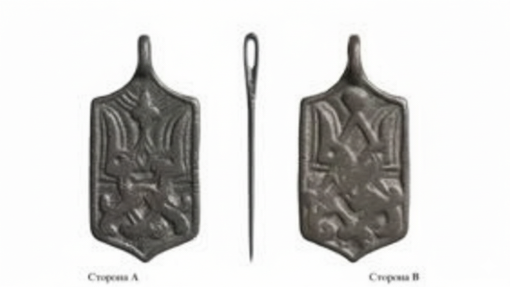 В Старой Ладоге найден редкий кулон с трезубцем Рюриковичей