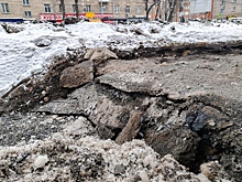 Причину провала на улице Титова назвали в мэрии Новосибирска