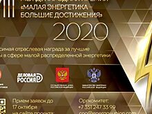 VIII Международная премия «Малая энергетика – большие достижения» приглашает к участию энергетиков Подмосковья