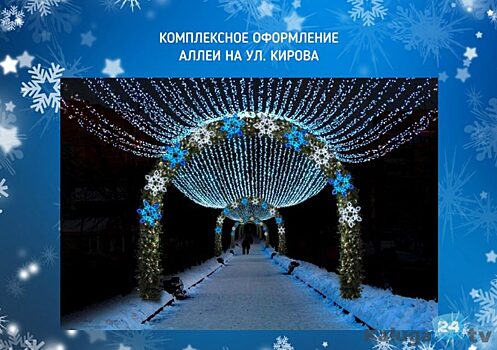 Бульвар Кирова к Новому году покроет звездное небо