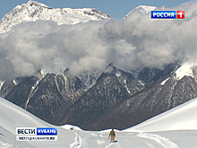 В горах Сочи лавиноопасно