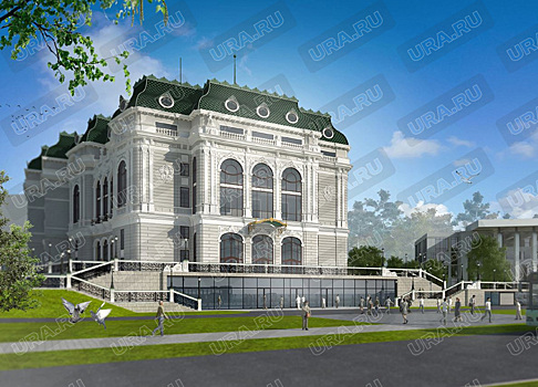 В Верхней Пышме строят здание частного универсального театра THEATRUM