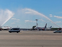 Первый рейс обслужен в новом сегменте терминала аэропорта Домодедово