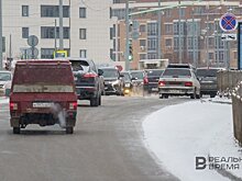 В Казани днем 30 декабря пробки достигли 8 баллов