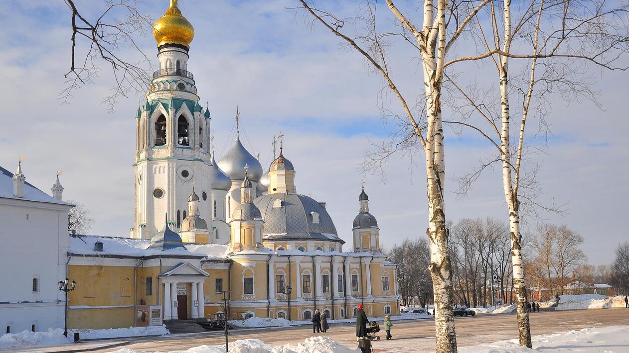 Вологодский кремль зимой