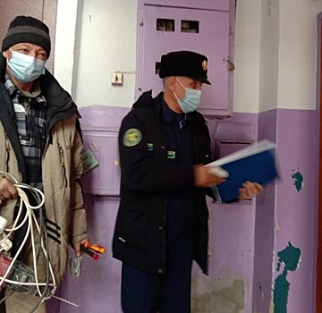 В селе под Анапой ветеранам установили пожарную сигнализацию