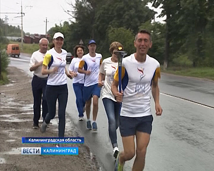 Участники марафона «Бег мира» пробежали от Калининграда до Черняховска
