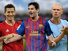 Кому принадлежат рекорды по голам за сезон в АПЛ, Примере, Серии А, Бундеслиге и Лиге 1, Месси, Левандовски, Холанд, Игуаин