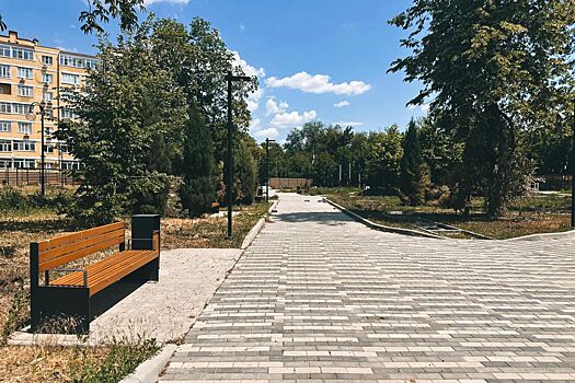 В Новочеркасске завершается благоустройство парка &laquo;Казачок&raquo;