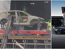Tesla доставила кузов Model Y на фабрику Giga Texas для калибровки оборудования