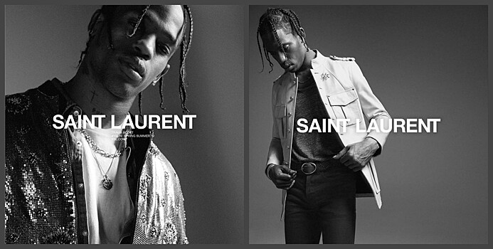 Трэвис Скотт – лицо новой кампании Saint Laurent