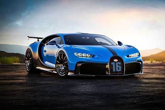 Раскрыт расход топлива 1500-сильного Bugatti Chiron Pur Sport