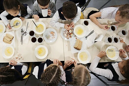 На завтраки и обеды для начальной школы выделено более 22 млрд рублей