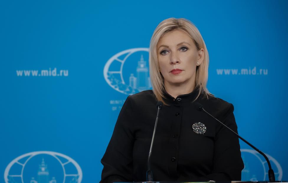 Захарова назвала водевилем обвинения Молдавии и видео у посольства РФ в Кишиневе