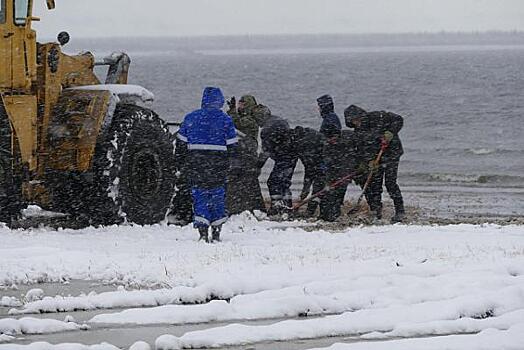 В Красноярском крае взяли пробы почвы в месте разлива нефти под Хатангой