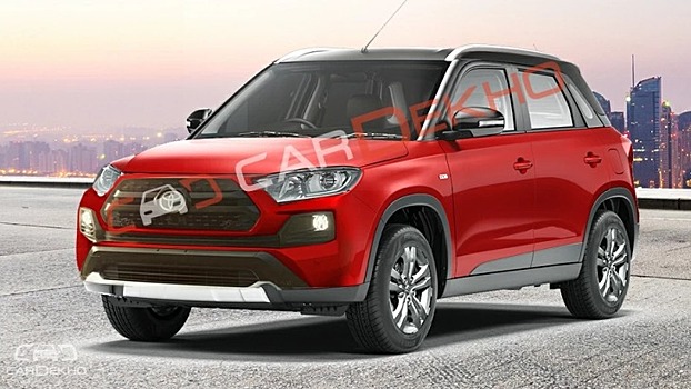 Компактный кроссовер Toyota Vitara Brezza: первые изображения
