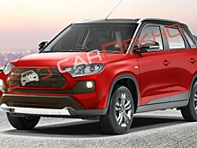 Компактный кроссовер Toyota Vitara Brezza: первые изображения