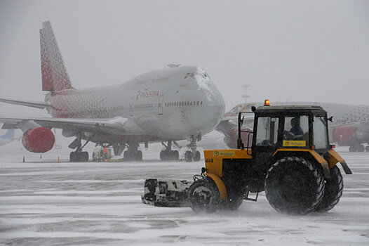 В Москве отменены десятки рейсов из-за снегопада