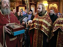 Святыни преподобного мученика передали в храм Новомучеников и исповедников Российских в Строгине