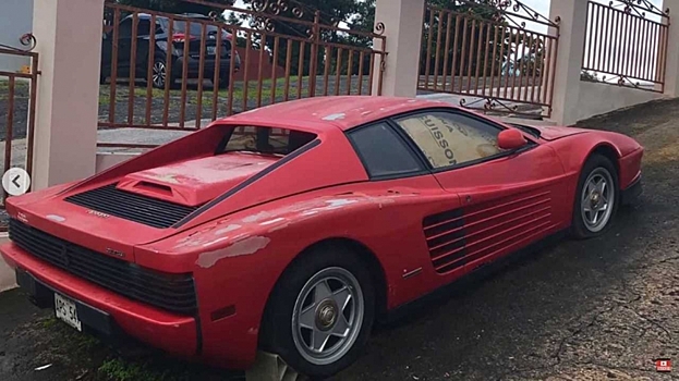 Брошенный на 17 лет Ferrari Testarossa восстанавливают до идеального состояния