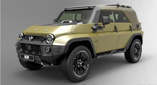 Как рендер UAZ Bor стал реальным автомобилем