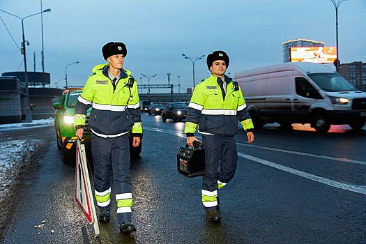 Этой зимой дорожный патруль ЦОДД помог водителям более 10 тысяч раз