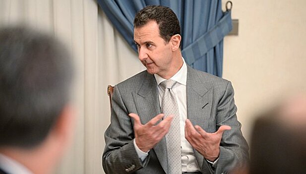 Асад обвинил Запад в поддержке терроризма в Сирии