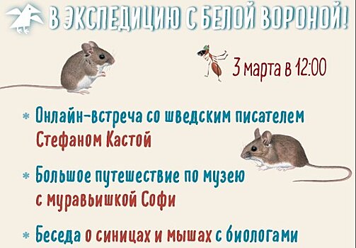Экспедиция по Биологическому музею с издательством «Белая ворона»