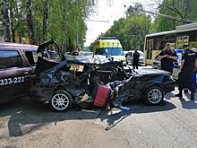 Регистратор запечатлел аварию с летальным исходом в Башкирии