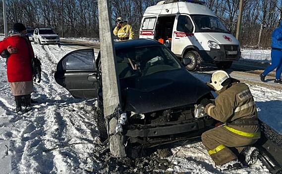 В Курской области девочка получила черепно-мозговую травму в ДТП