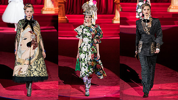 Dolce & Gabbana вспоминают времена, когда модой правила элегантность, а женщины ходили в шелках и перьях