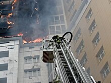 9 человек спасли при пожаре в Зюзине