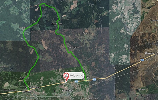 На костеревском повороте М-7 ночью перекроют движение