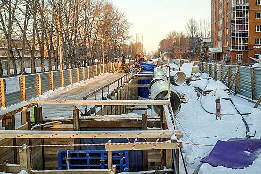 В Кировском районе Новосибирска повышают надежность водоотведения зданий