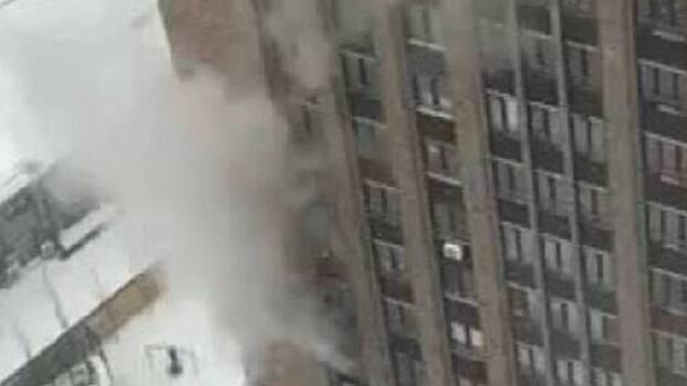 Квартира ЖК загорелась на северо-востоке Москвы