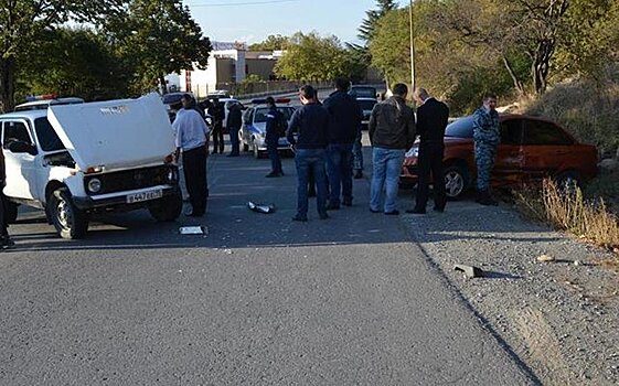 В Цхинвальском районе столкнулись два автомобиля: есть пострадавший