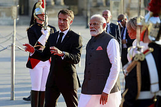 Макрон встретится с Моди в рамках укрепления связей в сфере технологий и обороны