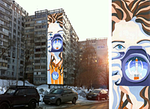 Водопад из окна и портрет Льва Толстого: фасады домов на Ново-Садовой украсят граффити