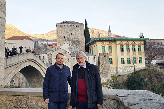 Российские историки посетили Сараево с выставкой "По дорогам Победы"