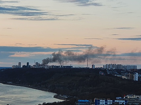 Пожар произошел в центре Нижнего Новгорода