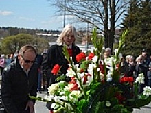 В Зеленограде к Дню Победы возложили цветы к памятникам боевой славы